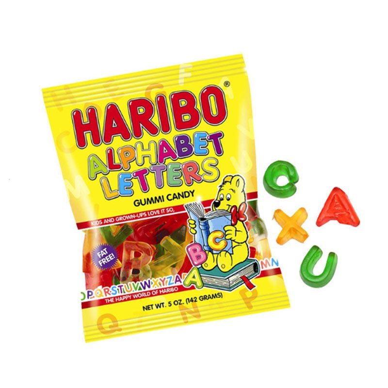 Haribo Alphabet Letters