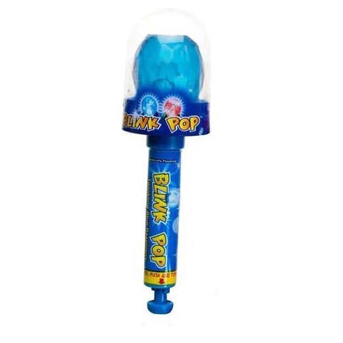 Kidsmania Blink Pop Light Up candy sucker Blue Raspberry