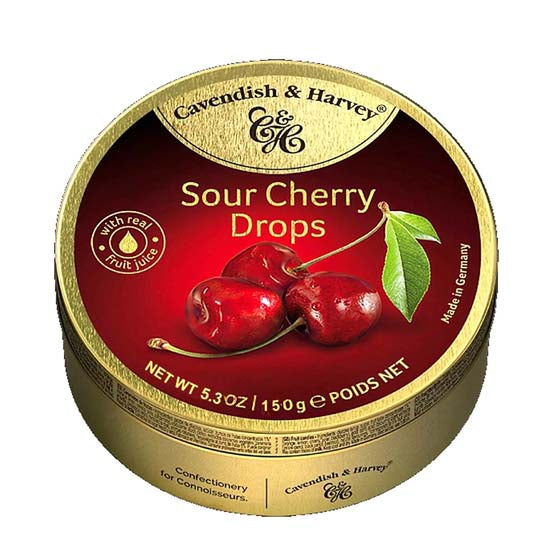 Cavendish & Harvey Travel Tin from German (Sour Cherry)