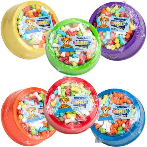 Koko Puppy Palz Candy Kibble Bowl - ORANGE