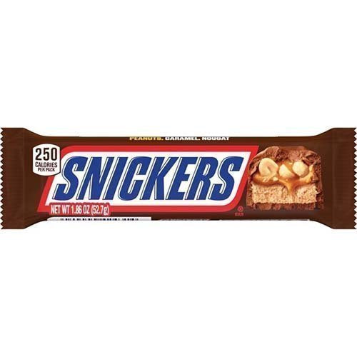 SNICKERS Singles Size Chocolate Candy Bars, 1.86 oz