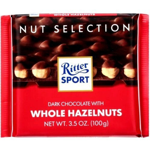 Ritter Sport Dark Chocolate with Whole Hazelnuts