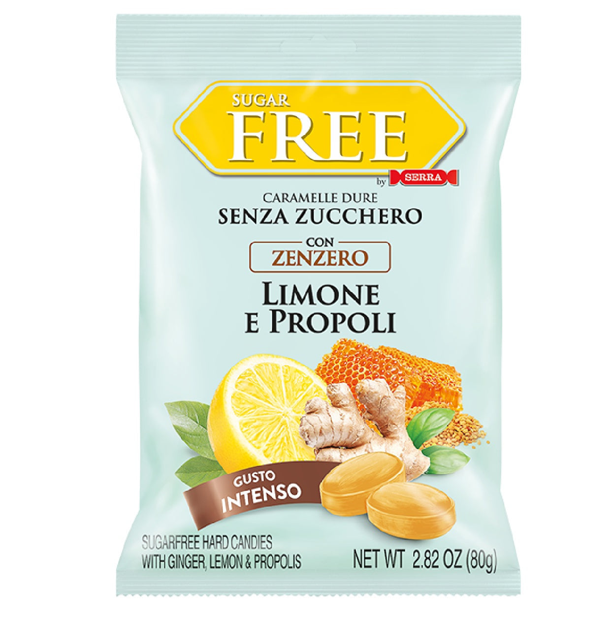 Sugar-free candies Lemon, Ginger and Propolis