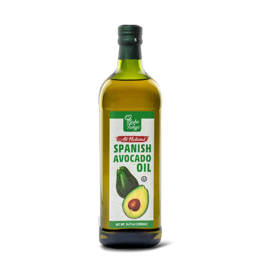 Bake & Tango Spanish Avocado Oil 33.8oz – Premium Avocado Cooking Oil from Spain