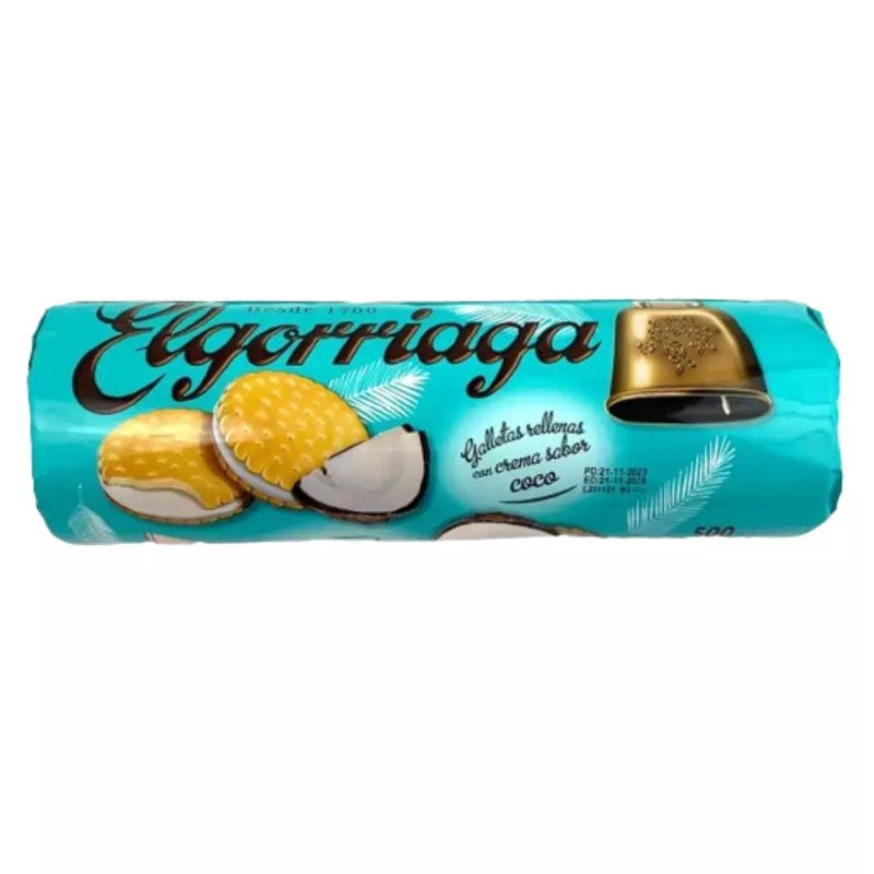 Elgorriaga Sandwich Cookies Coconut