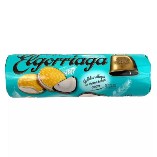 Elgorriaga Sandwich Cookies Coconut
