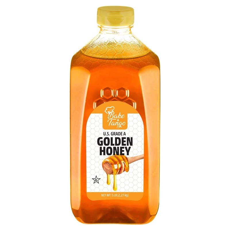 Bake & Tango Golden Honey 5 Lb, 80oz