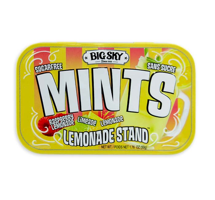 Big Sky Lemonade Stand Sugar Free Mint, Tin