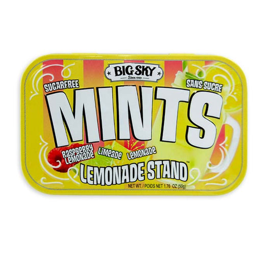 Big Sky Lemonade Stand Sugar Free Mint, Tin