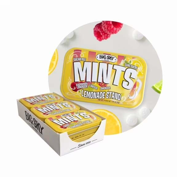 Big Sky Lemonade Stand Sugar Free Mint, Tin