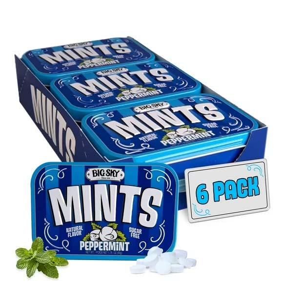 Big Sky Peppermint Sugar Free, Tin