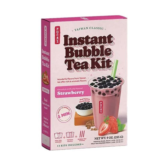 Pocas instant bubble tea kit - strawberry