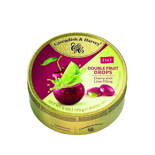 Cavendish & Harvey Cherry Candy with Lime Filling 175g