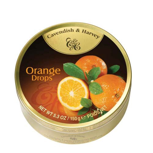 Cavendish & Harvey Travel tin from German (Orange)