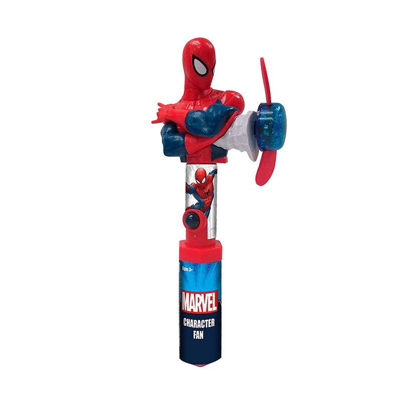 Candyrific Marvel Avengers Spider-Man Fan Candy – Spinning Superhero Toy Fan with Candy Inside