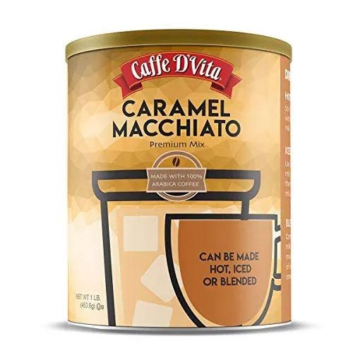 Caffe D’vita Caramel Macchiato – 1 lb. cans (16 oz.)