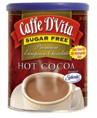 Caffe D’vita Sugar Free Hot Cocoa, Premium 10oz