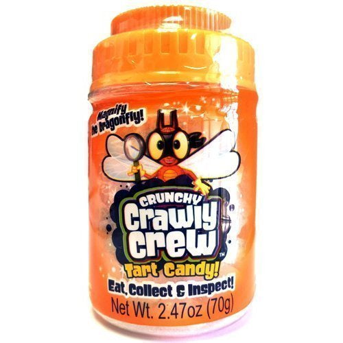 Crawly Crew Sour Tart Candy Bugs, Orange