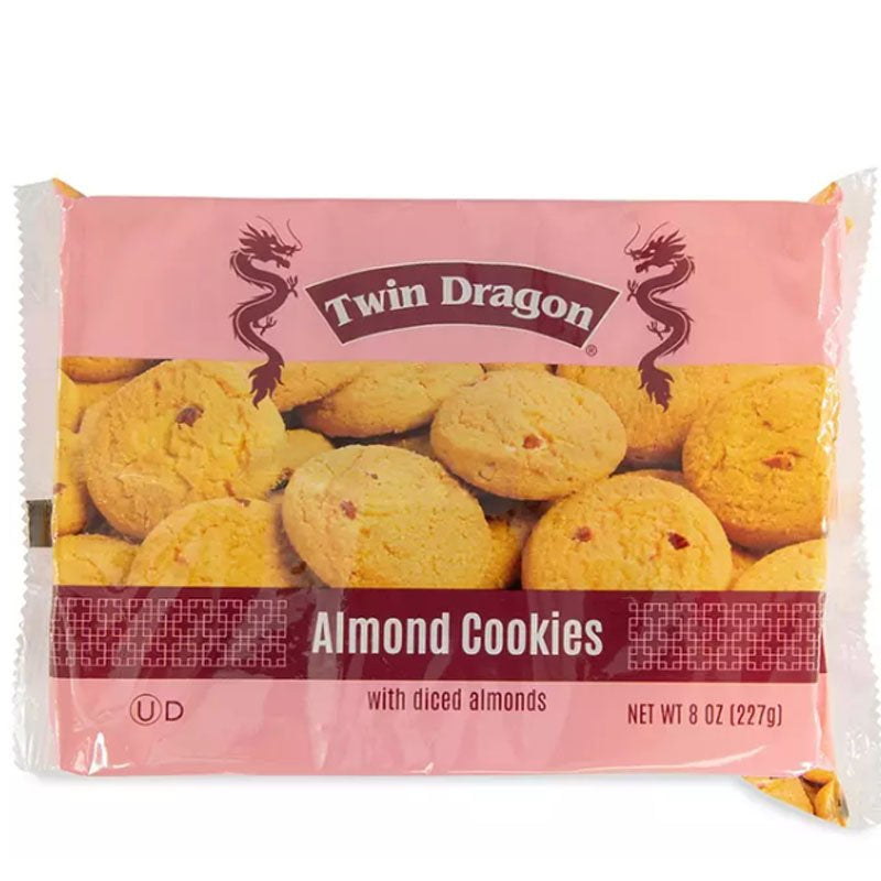 Twin Dragon Diced Almond Cookies 8oz