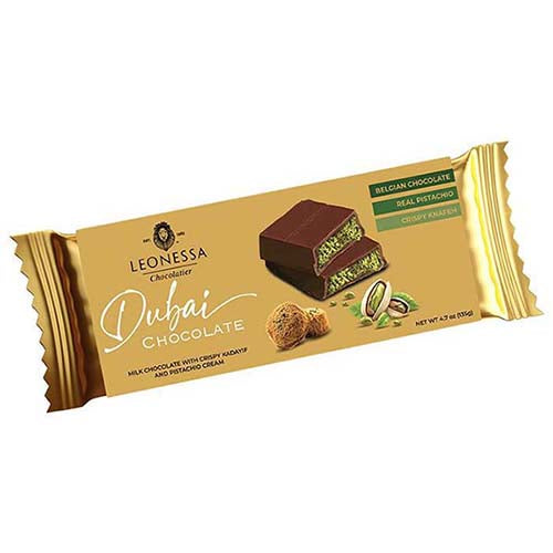 Leonessa Dubai Chocolate Bar – The Viral Pistachio Crunch Everyone’s Talking About