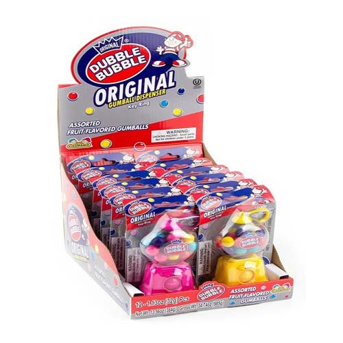Kidsmania Dubble Bubble Dispenser Key-Ring, Box