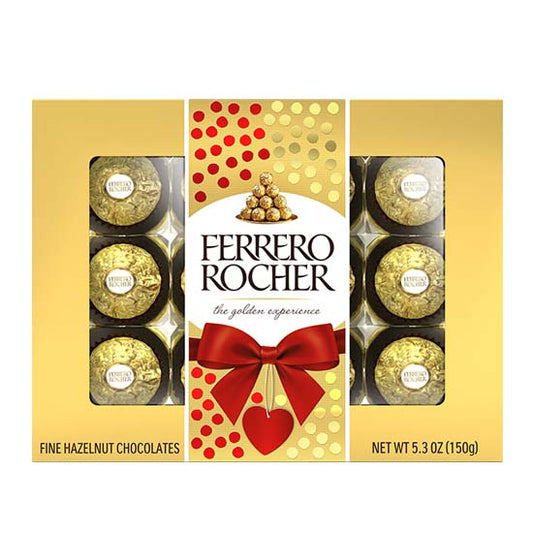 FERRERO 12 PIECE ROCHER® VALENTINE'S DAY GIFT BOX