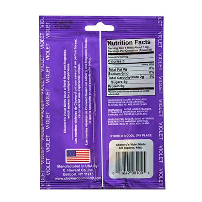 Choward's Violet Mints Peg Bag