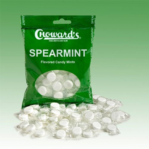Choward's Spearmint Mints Peg Bag