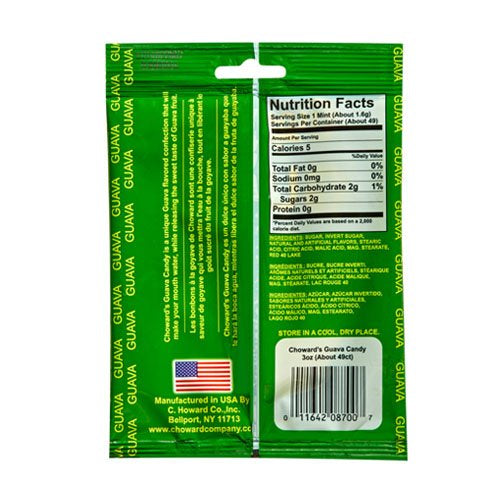 Choward's Guava Mints Peg Bag