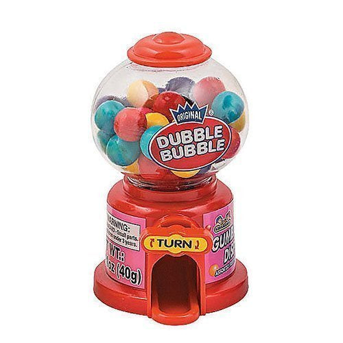 Kidsmania Dubble Bubble Gumball Dispensers Red