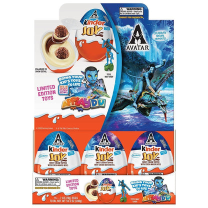 Kinder Joy Avatar Eggs, Cream and Chocolatey Wafers with Toy Inside