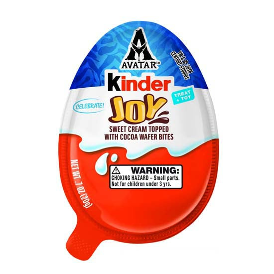 Kinder Joy Avatar Eggs, Cream and Chocolatey Wafers with Toy Inside