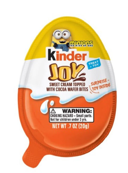 Kinder Joy Egg Minion + Toy - 0.7oz