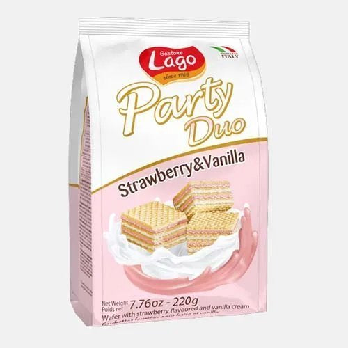 Lago Party Duo Strawberry & Vanilla 220g