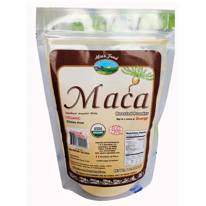 Mia’s Maca Roasted Powder 8 oz