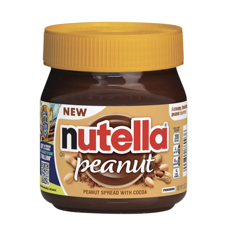 Nutella Peanut Spread with Cocoa 13oz. – Smooth & Creamy Chocolate Peanut Spread