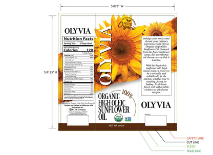 Olyvia High Oleic Sunflower oil