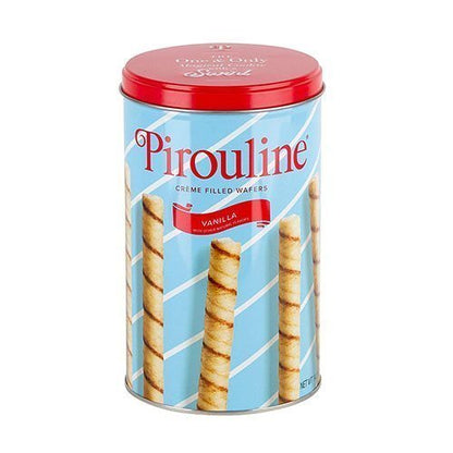 Pirouline Creme Filled Wafers Vanilla 14oz Tin