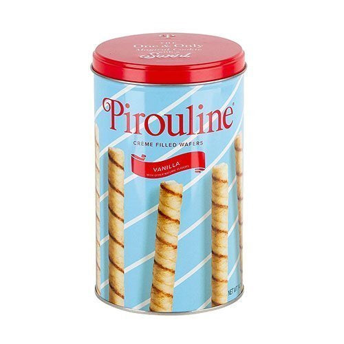 Pirouline Creme Filled Wafers Vanilla 14oz Tin