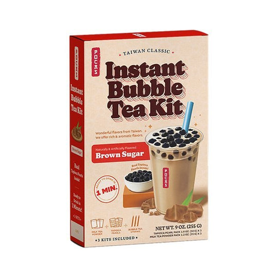 Pocas Instant Bubble Tea kit -  Brown Sugar