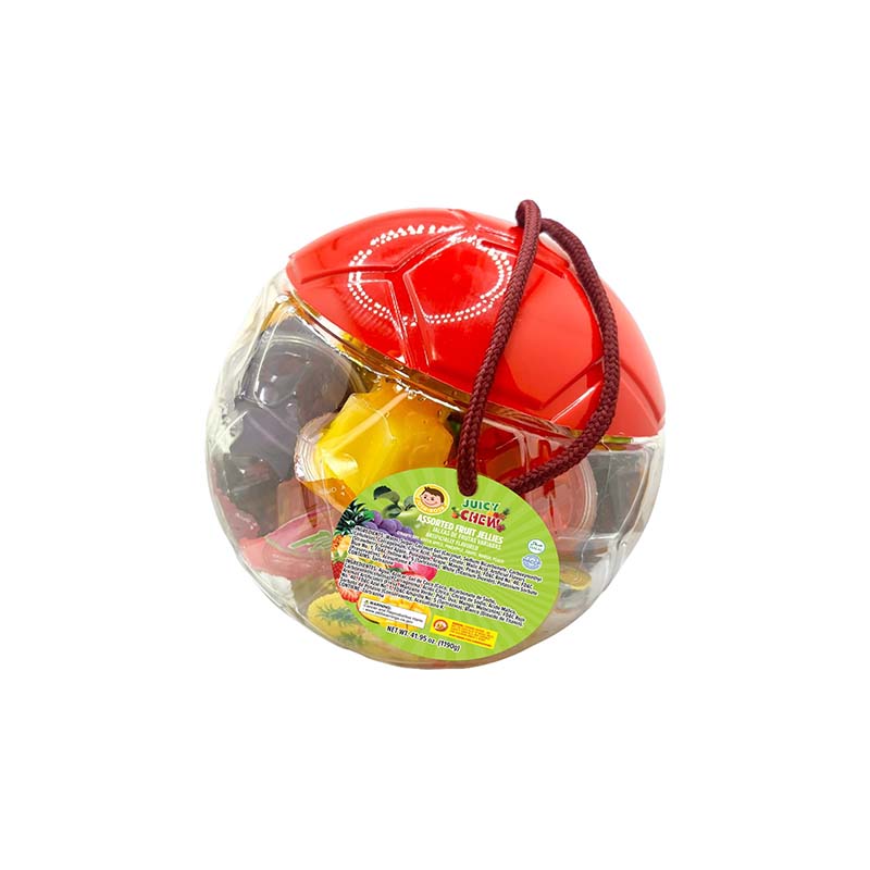 JoshBosh Ass’t Fruit Jelly Red Soccer Ball & Piggy Bank 34pc