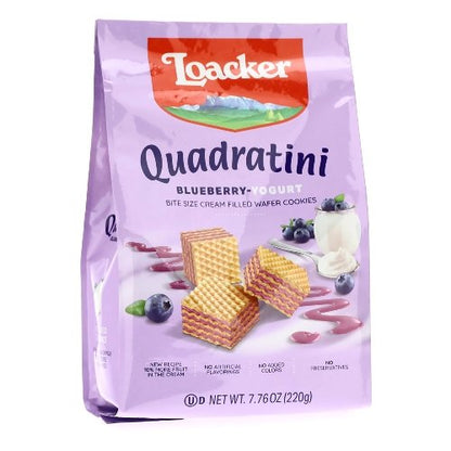 Quadratini, Blueberry-Yogurt Wafer 7.76oz