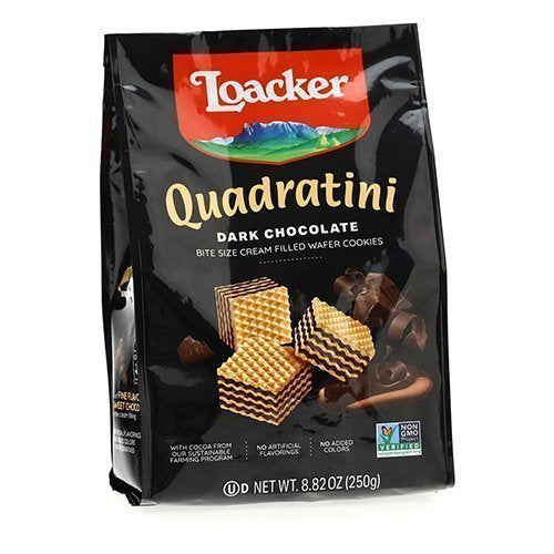 Quadratini Dark Chocolate Creme 8.82oz