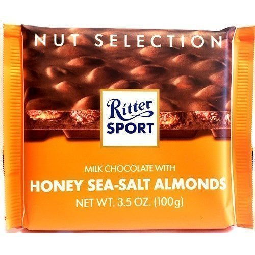 Ritter Sport  Honey Sea Salt Almonds Milk Chocolate