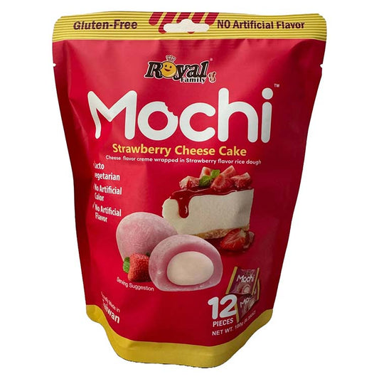 Royal Mochi Strawberry Cheesecake