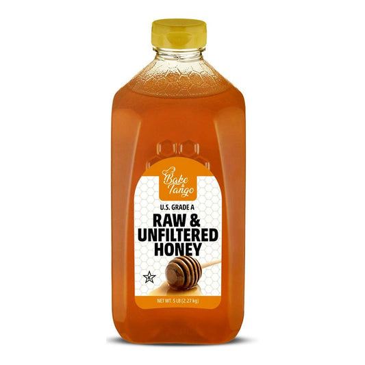 Bake & Tango Raw Unfiltered Honey 5Lb