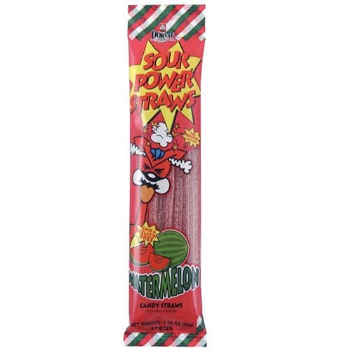 Sour Power Straws Watermelon