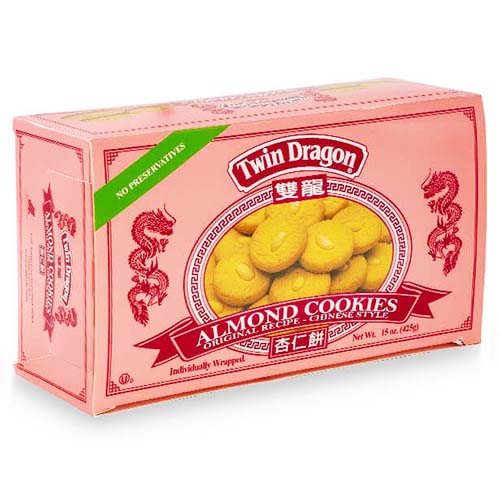 Twin Dragon Almond Cookies 15oz
