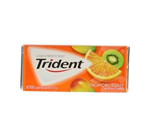 TRIDENT TROPICAL TWIST GUM