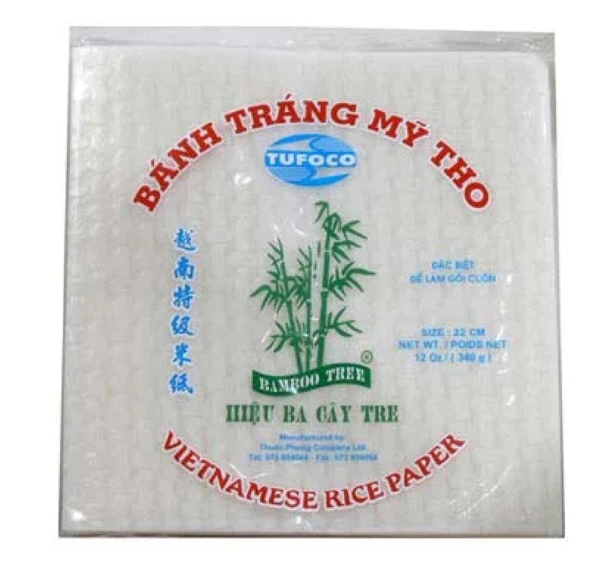 Tufoco Rice paper 25cm Square12oz